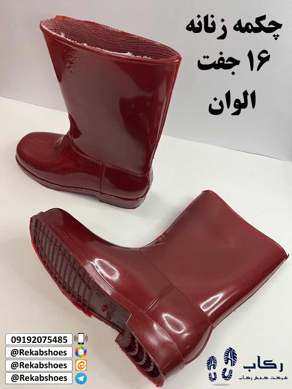 چکمه زنانه الوان