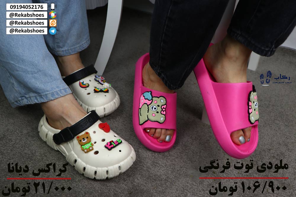  دمپایی زنانه استیکر دار