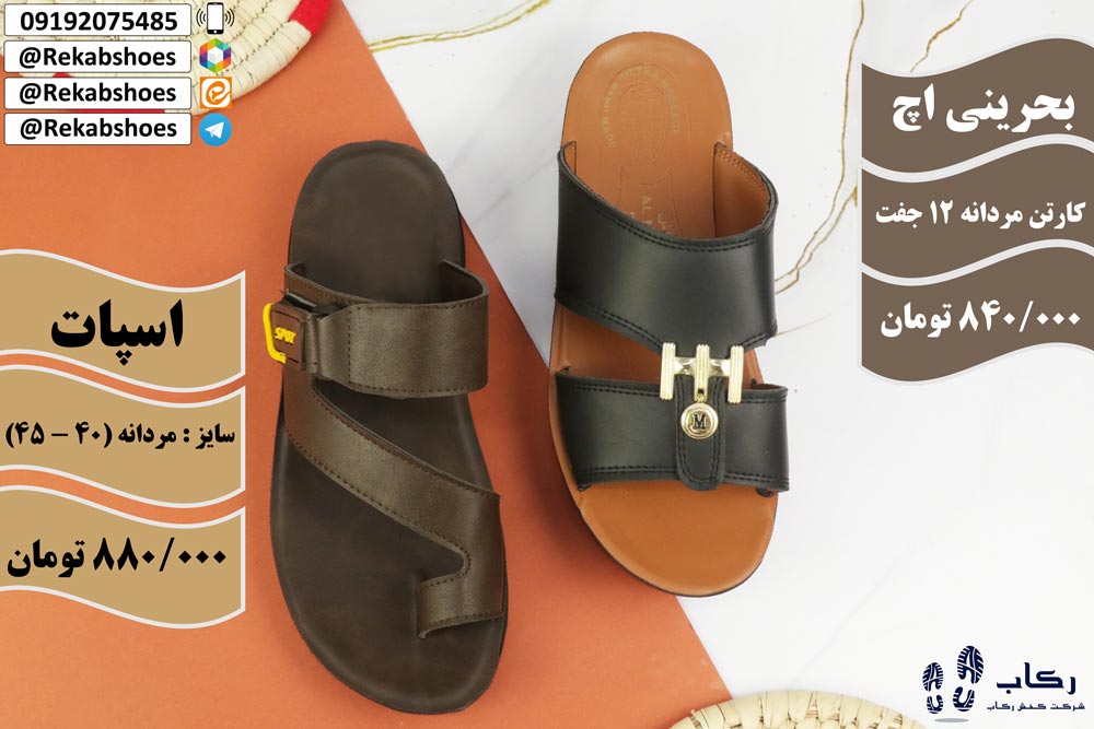 دمپایی مردانه عربی